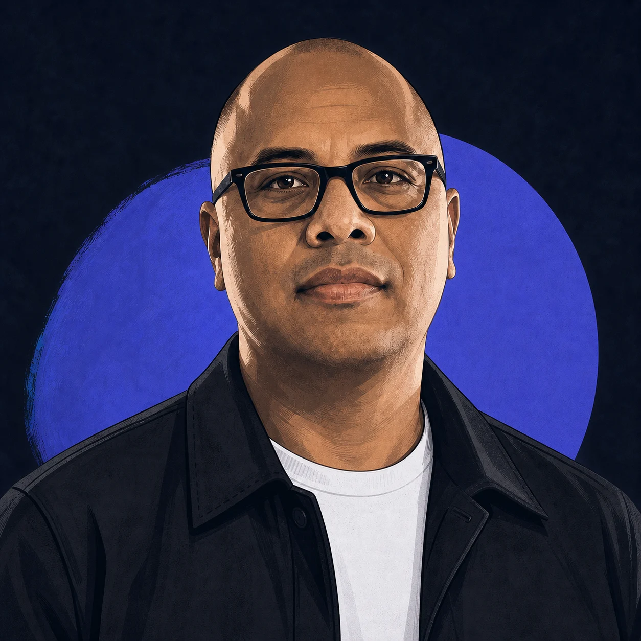 Illustrated portrait of Nino Chavez