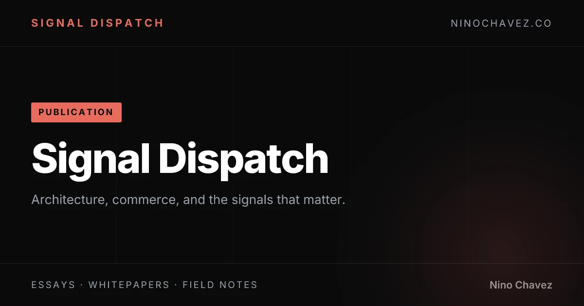 Current Signal Dispatch social share card